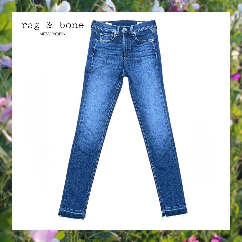 Rag & Bone High-Rise Ankle Skinny Jeans Size 25
